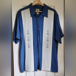 Bowling Shirt with retro tropical style